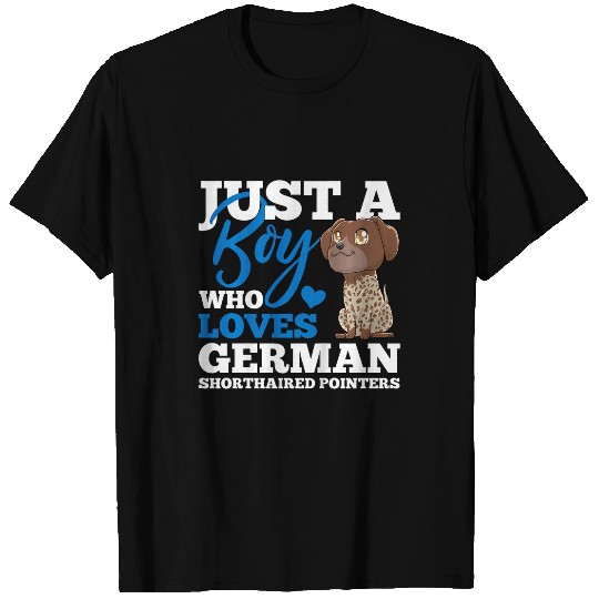 Kids German Shorthaired Pointers Dog Kawaii Dog Gift for Boys T-Shirts