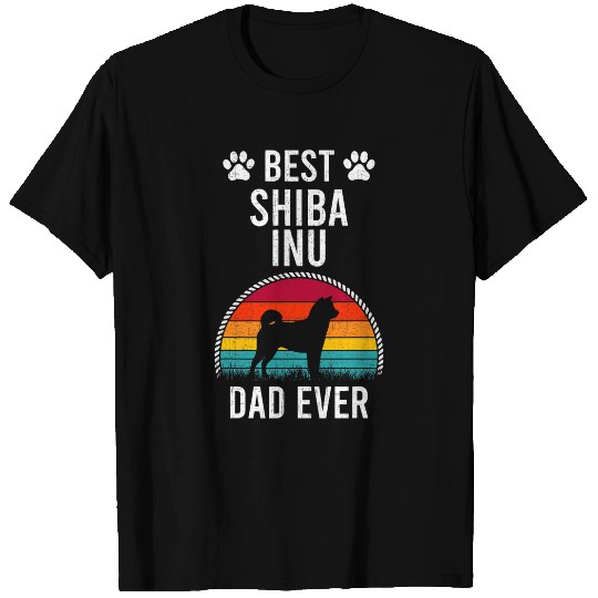 Discover Dog Shiba Inu bests Shiba Inu DAD Ever Dog Lover T-Shirts