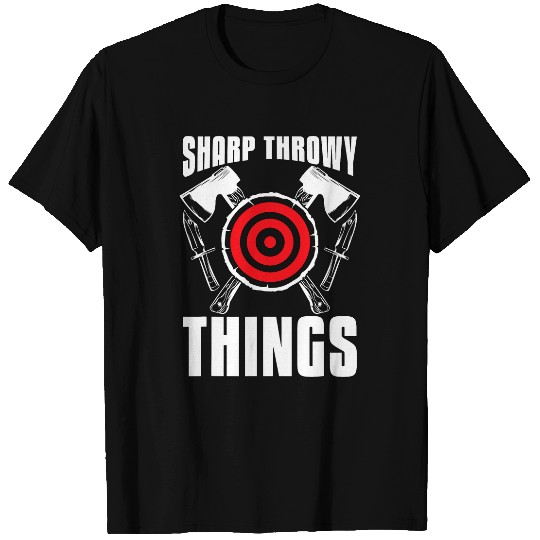Sharp Throwy Things targets Archery targets Sports T-Shirts