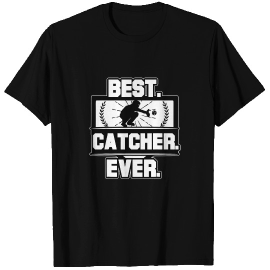 Softball Team Sport Catcher Player Fielding Gloves Ball Gift T-Shirts