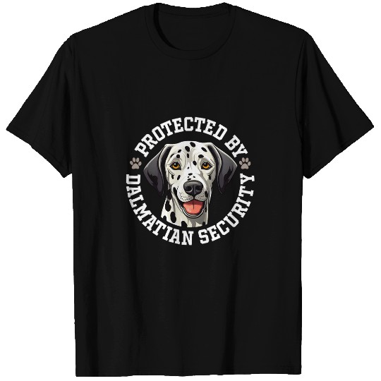 Protected by Dalmatian Security T-Shirts