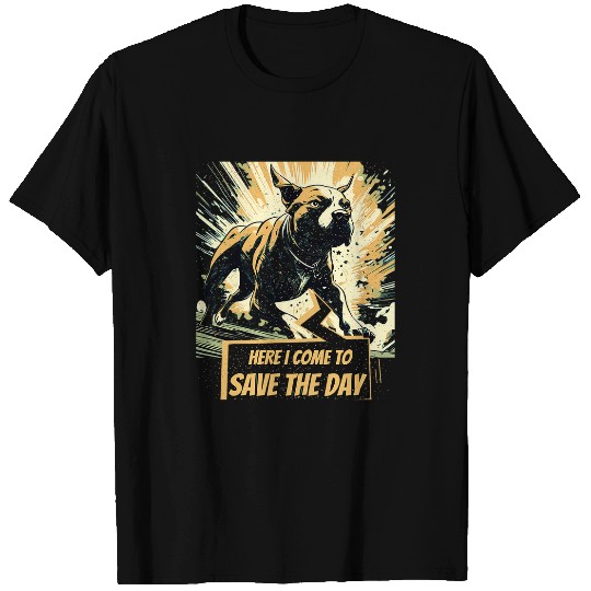 Discover Pitbull Pit bull comics style T-Shirts