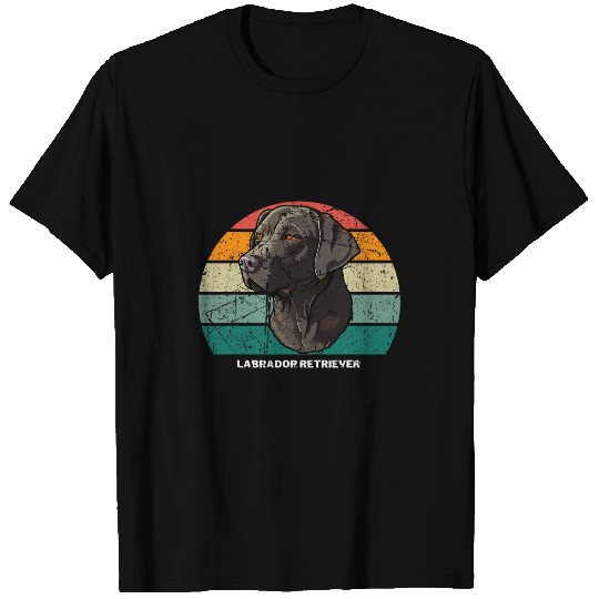 Labrador Retriever Graphic family members vintage T-Shirts