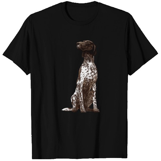 Sitting Dog German Shorthaired Pointer T-Shirts