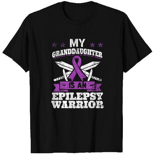 My Granddaughter Is An Epilepsy Warrior Grandparents T-Shirts