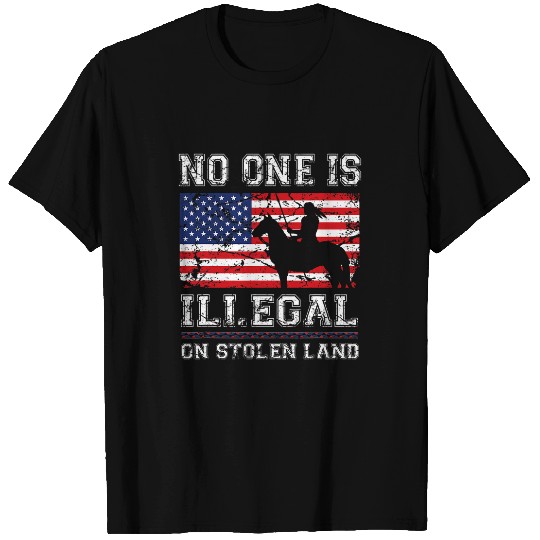Native American No One is illegal on Stolen Land 5 T-Shirts
