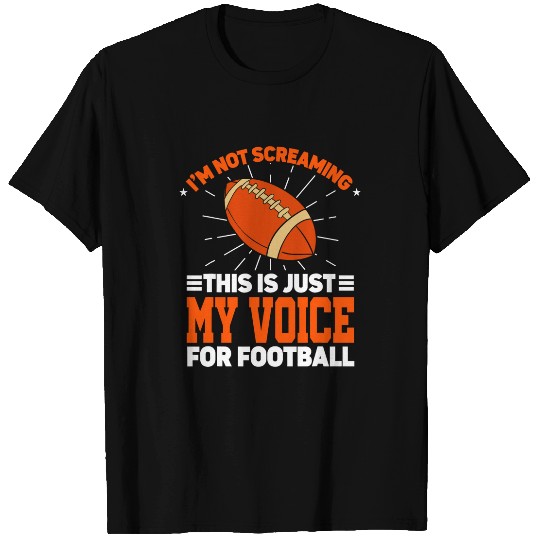 Discover Im Not Screaming Coaching Sports Coachs American Football T-Shirts
