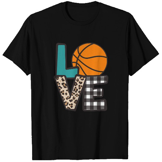 Love Basketball Player Fan Coachs Sports Mom Mama T-Shirts