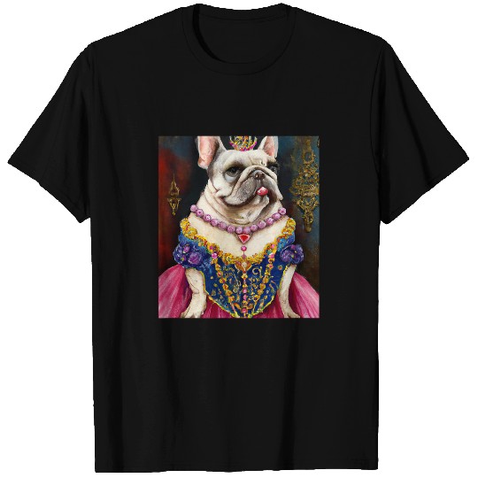 Royal Dog Dress Pet Art Graphic French Bulldog Pug vintages 1 T-Shirts