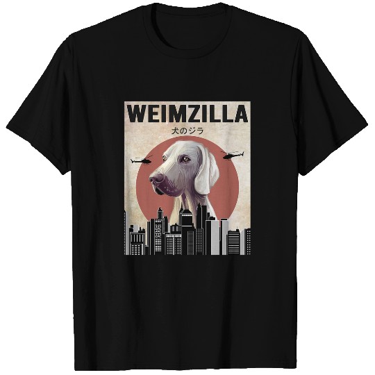 Weimzilla Funny Weimaraner Dog Lover T-Shirts