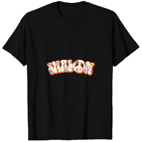 Shalom Peace vintages Groovy Hanukkah Hebrew Jewish Holiday 9 T-Shirts