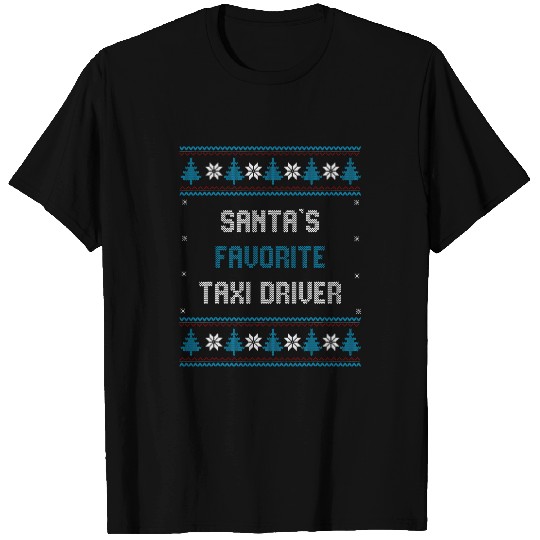 Santas Favorite Taxi driver 2Christmas Funny Gift Pajama 21 T-Shirts