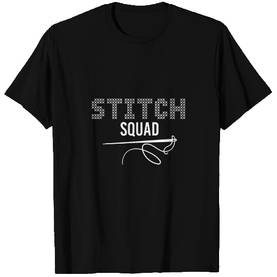 Stitch Squad Cross Stitch Needlepoint Art XStitching T-Shirts