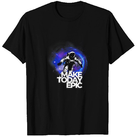 Discover Space Galaxy cool graphic Astronaut Mens fashion T-Shirts