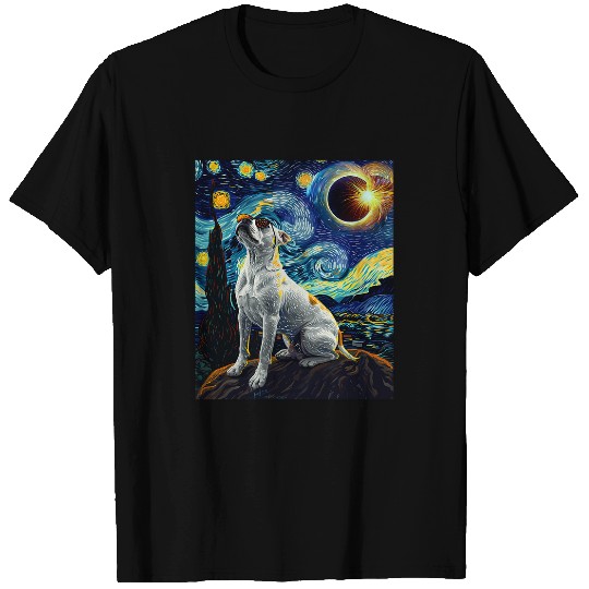Total Solar Eclipse Dogo Argentino Dog T-Shirts