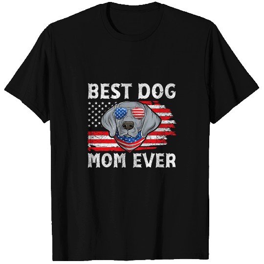 Weimaraner USA Patriotic Dog US Apparel American Flag Women 1 T-Shirts