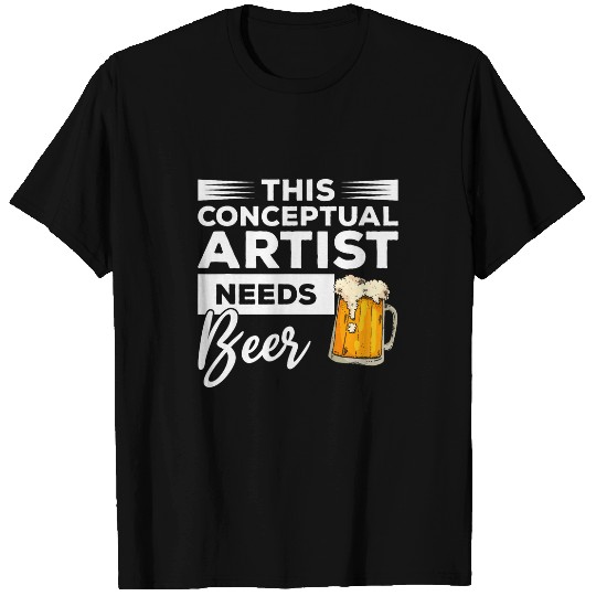 This Conceptual Artist Needs Beer Drinking T-Shirts