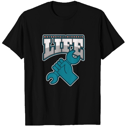 Motorcycle Mechanic Life 2Biker Dad Bike Motorcycling T-Shirts