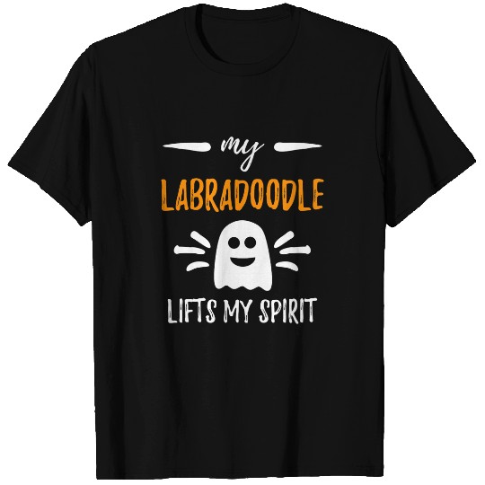 My Labradoodle Lifts My Spirit Dog Mom Halloween Gift T-Shirts