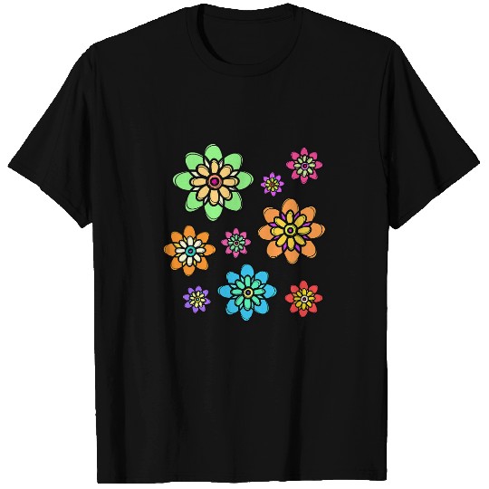 Stylish Pattern Creative Art Modern Artwork Drawing T-Shirts