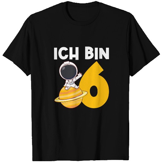 Discover Ich bin 6 6 Geburtstag Astronaut T-Shirts