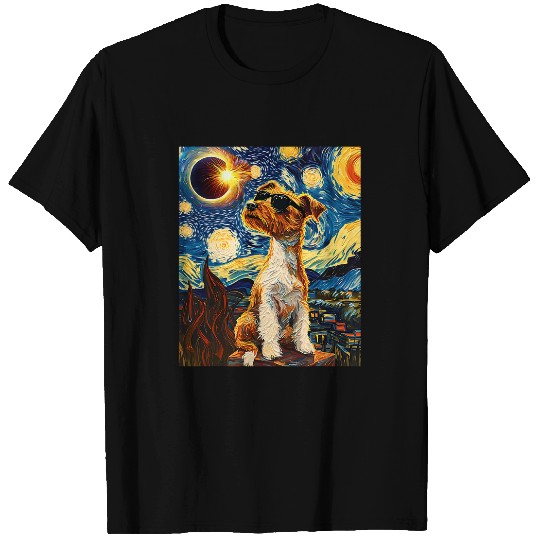 Total Solar Eclipse Wire Hair Fox Terrier 5 T-Shirts