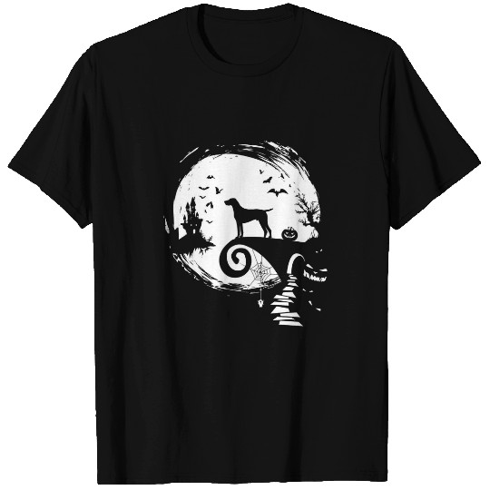 German Shorthaired Pointer Dog Silhouette Halloween Dog T-Shirts