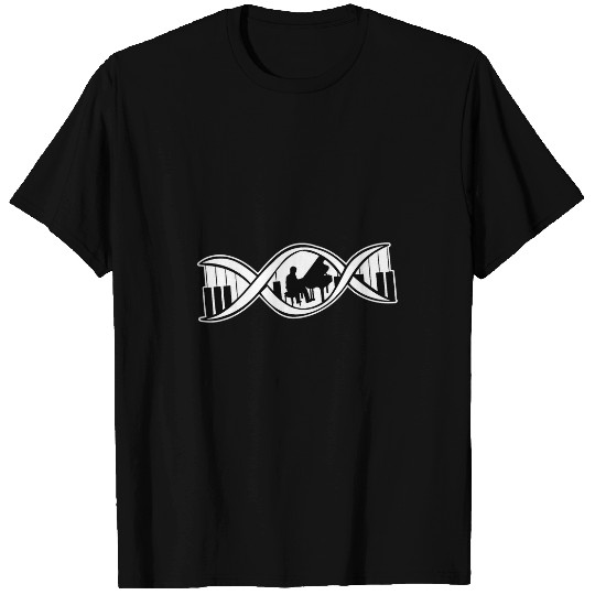 Piano Player DNA 2Keyboard Musician 2Pianist Piano T-Shirts