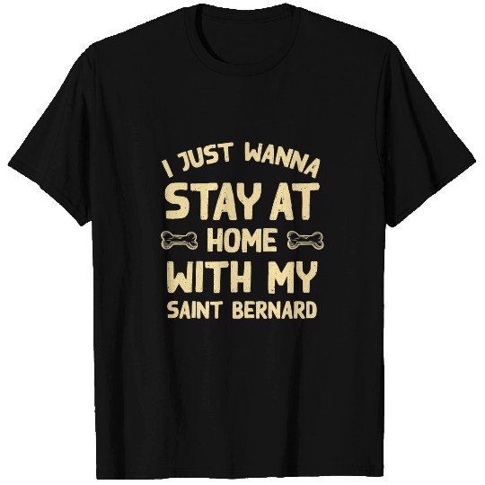 Stay homes with My Border Collie Funny Dog Dad Humor Fur Dad T-Shirts