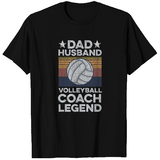 Mens Volleyball Season Design for your Volleyball Coachs Dad T-Shirts