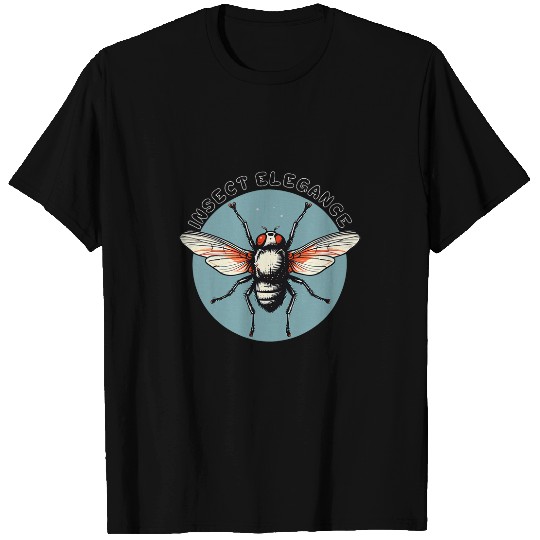 Insect Elegance Flies Souvenir Buzz Entomology Souvenir T-Shirts