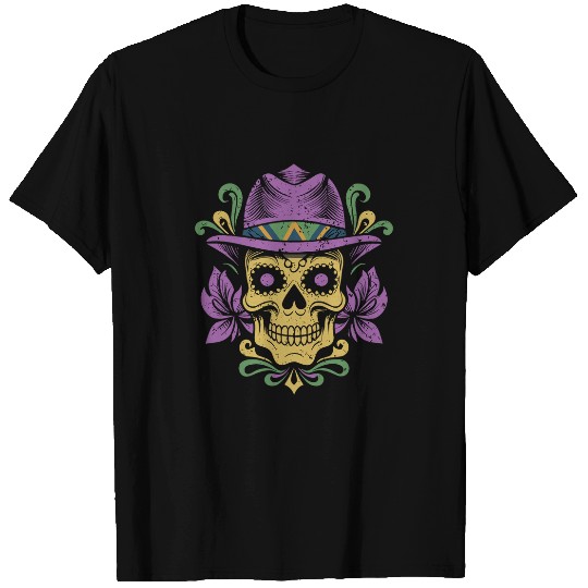 Mardi Gras Skull Top Hat New Orleans Witch Doctor Priest 21 T-Shirts