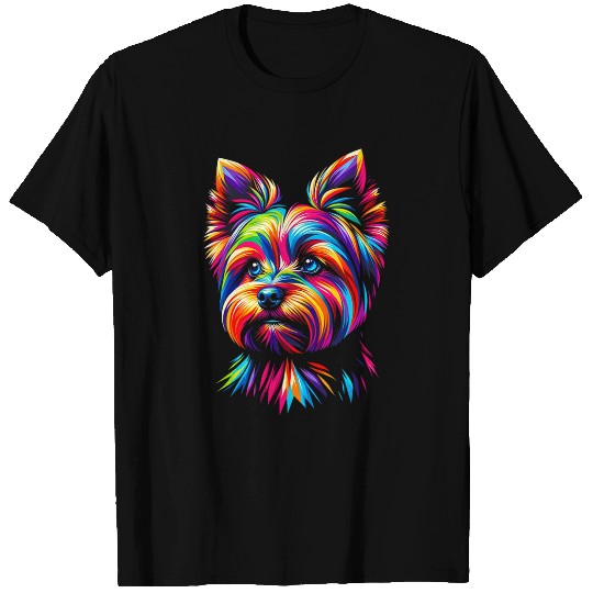 Pop Art Yorkshire Terrier Dog Terriers Yorkie T-Shirts