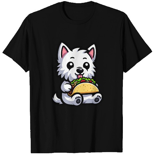 West Highland White Terrier Taco Lover Mexican Food T-Shirts