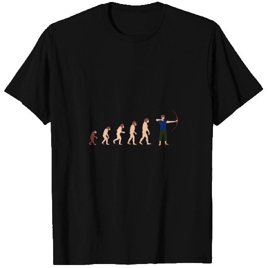 Theory Of Evolution Archery Funny T-Shirts