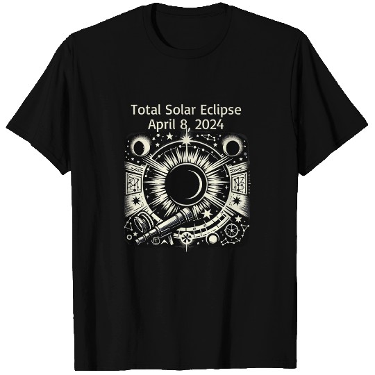 Total Solar Eclipse Astronomer T Astronomy Telescope T-Shirts