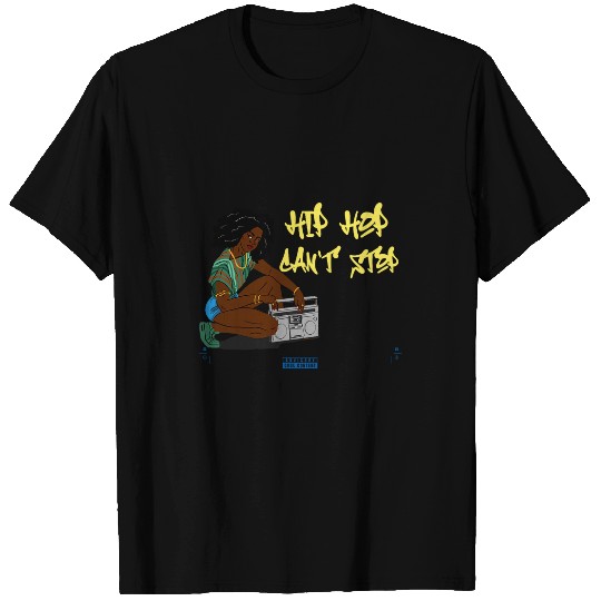 vintages 80s Hip Hop Boom Box Female Artist T-Shirts
