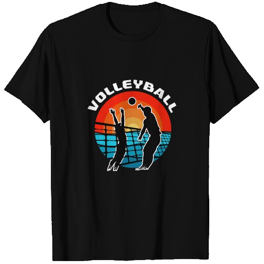 Retro Volleyball Design 2Volleyball Dad T-Shirts
