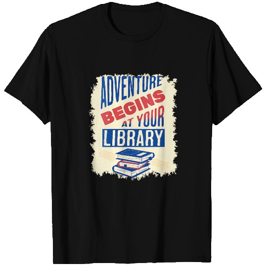 Summer Reading Program 2024 Adventure Begins at Your Library 212 T-Shirts