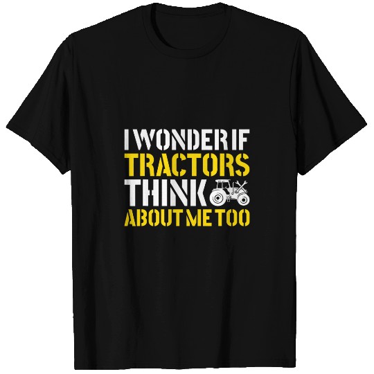 Tractor Farming Agriculture I Wonder If Tractor Mechanic 21 T-Shirts