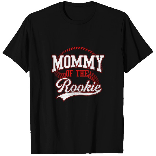 vintages Baseball Mommy of the Rookie Funny Sports Mom Family T-Shirts