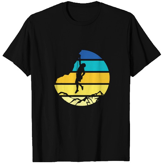 Mountain Climber Boulder Sports Hobby Retro Rock Climbing 7 T-Shirts