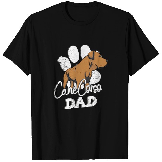 Mens Cane Corso Dad Dog Owner Design Malosser Mastiff T-Shirts