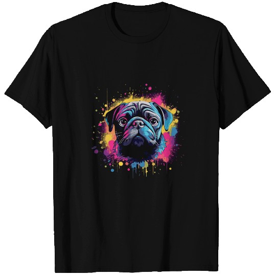Pug Colorful 7 T-Shirts