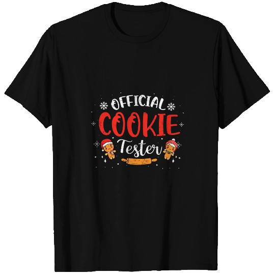 Official Cookie Tester Baking Baker Christmas xmass Grunge T-Shirts