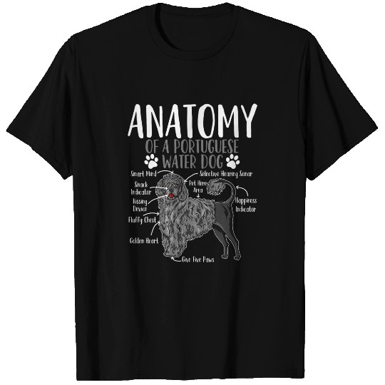 Portuguese Water Dog Anatomy 1 T-Shirts
