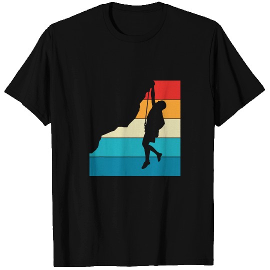 Mountain Climber Boulder Sports Hobby Retro Rock Climbing 9 T-Shirts
