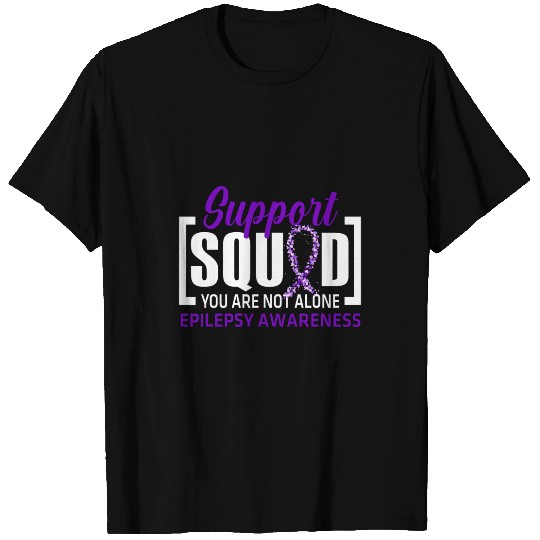 Warrior Support Squad Epilepsy Awareness Feather T-Shirts