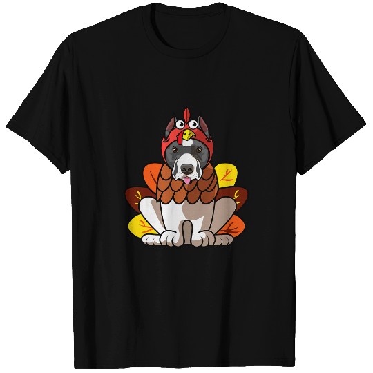 Happy Thanksgiving StafforShire Bull Terrier Dog T-Shirts