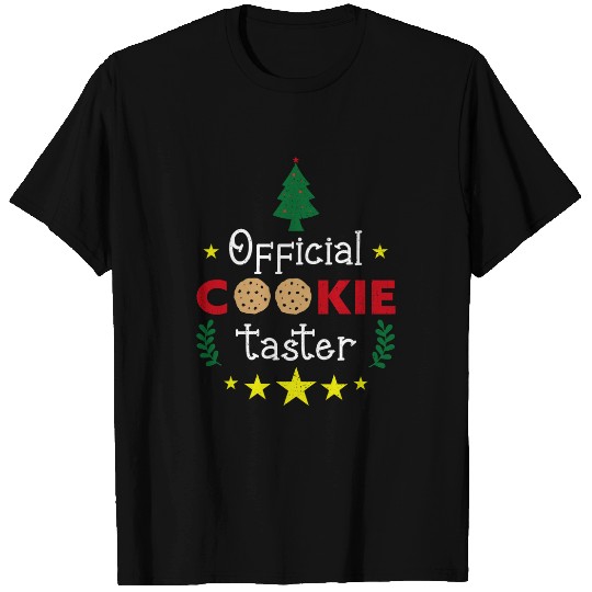 Official Cookie Taster Christmas Cookies Exchange Baker 2 T-Shirts